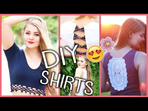 DIY SHIRTS - Crop Top, Cut Out & More! + Ankündigung