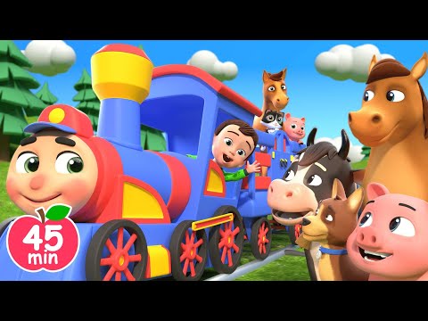 Train Choo-Choo 🚂 | Who Is In The Train? | Newborn Nursery Rhymes