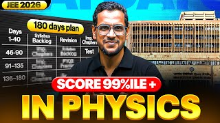 SCORE 99%ile in Last 180 Days || PHYSICS Master Plan⚡️|| JEE 2026