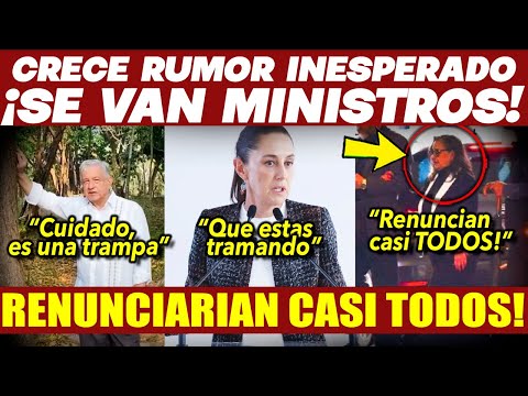 LUNES URGENTE! NO AGUANTARON ¡MINISTROS RENUNCIAN! CRECE RUMOR QUE SE VAN CASI TOODOOOOOOS!