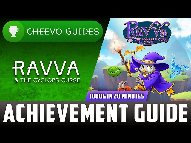 Ravva and The Cyclops Curse - Achievement / Trophy Guide (Xbox) **1000G IN 20 MINS**