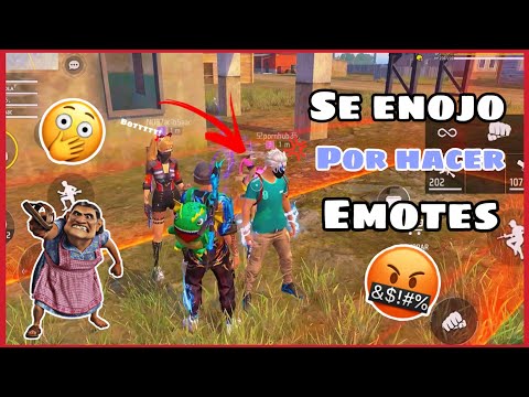 POR HACER EMOTES EN FREE FIRE JUGADOR  SE ENOJA 😡😱-Botsito _13