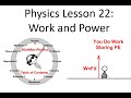 Exploring Work and Power Concepts