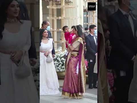 Shloka Mehta Sweet Moment With Son Prithvi Akash Ambani & Grandmother Kokilaben Ambani #shorts
