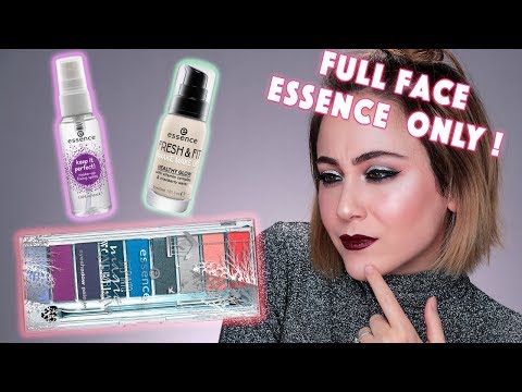 FULL FACE USING ONLY ESSENCE PRODUCTS 😳 FOUNDATION FAIL🚫 deutsch | Hatice Schmidt