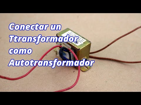 Como conectar un transformador comun para que funcione como autotransformador - UTSOURCE