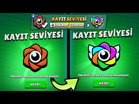 SIFIR HESAPTA KAYIT SEVİYESİNİ BAŞTAN SONA TAMAMLADIM🔥 Brawl Stars