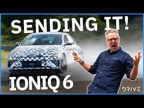 We got a SNEAK PEEK at the new Hyundai Ioniq 6N!