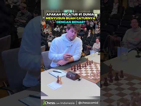 Magnus Carlsen Pecatur No.1 Dunia Nyusun Buah Catur Seperti ini! BENAR ATAU SALAH? 🤔 #freestylechess