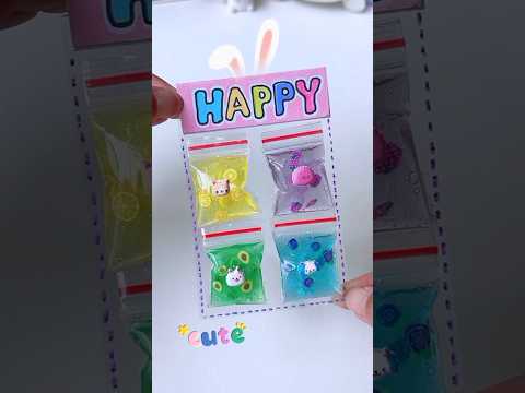 miniature slime craft #shorts #craft #tonniartandcraft #love #handmade #art #craft