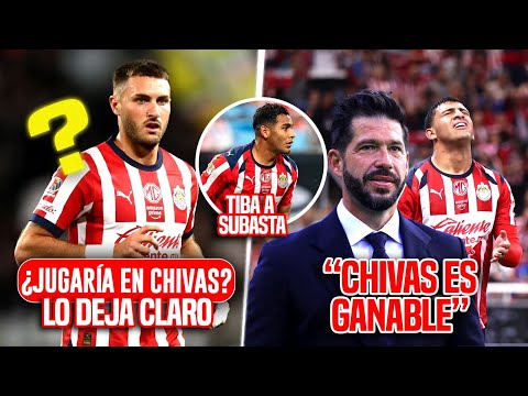 Subasta Por el Tiba! Mora MENOSPRECIO a CHIVAS ¡Santiago Gimenez DEJA CLARO si Jugaría en el Rebaño