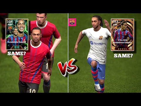 Double Booster Ronaldinho Vs Big Time Ronaldinho | who is best ? | Full Comparison | efootball 2025