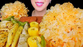 ASMR ROASTED VEGGIES ARTICHOKE HEART, SNOW FUNGUS MUSHROOM, SOY BEAN PODS, BABY CORN,  SOYBEAN CURD