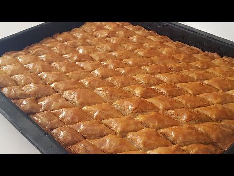 💯İDDİA EDİYORUM BU TARİFLE BAKLAVA YAPAMAYAN KALMAYACAK! PÜF NOKTALARI İLE EN KOLAY BAKLAVA TARİFİ