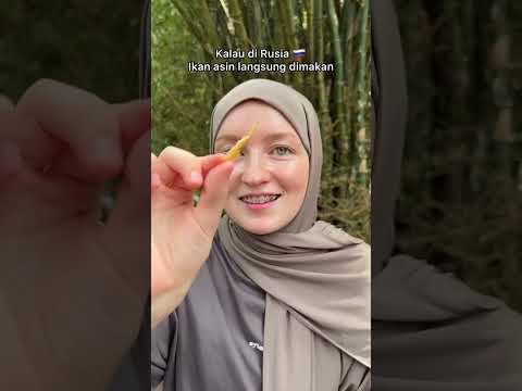 Cara makan ikan asin di Indonesia dan di Rusia😊✨ #fyp #bule #videohumor #istri #lucu #rusia #receh