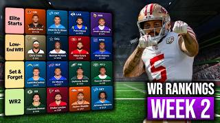 Fantasy Football Wide Receiver Rankings for NFL Week 2