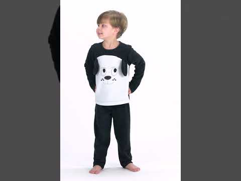 Pijama Longo Infantil Inverno Plush Cachorrinho
