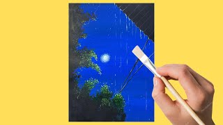 How to draw landscape painting poster colour #postercolour #landscape#video #longvideo #viralvideo