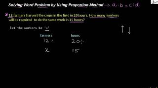 Solving Word Problem by Using Proportion Method