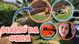 ALMOÇO DELICIOSO + ATUALIZAÇÃO DA NOSSA OBRA - DIÁRIO DA OBRA #rotinadiária #diariodaobra