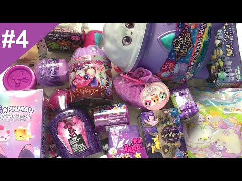 Purple Blind Bags: Misfittens Sweet Cats Plush, OctoCat Minis, Re-ment Parade, Lucky Fortune 💜 Ep. 4