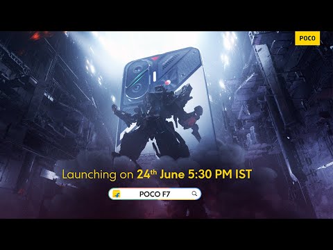 POCO F7 | Launch on 24th June, 5:30 PM IST on #Flipkart