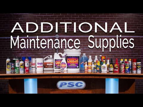 Additional Maintenance Supplies Video