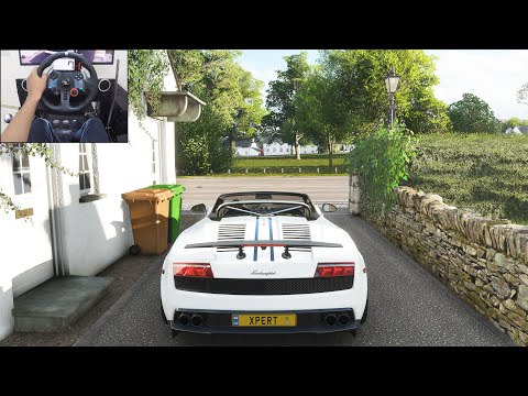 Lamborghini Gallardo LP570-4 Spyder Performante - Forza Horizon 4 | Logitech g29 gameplay