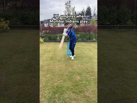 IPL umpires when Mumbai Indians play… #cricket #mumbaiindians #ipl2025 #cricketlover #englandcricket