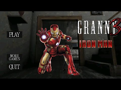 play us iron man in granny 3 |granny grandpa gameplay | granny grandpa vs ironman | ironman gameplay