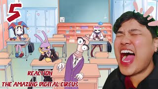 Reaction The Amazing Digital Circus ep5 เมื่อทุกคนเข้าไปอยู่ในโลกอนิเมะ