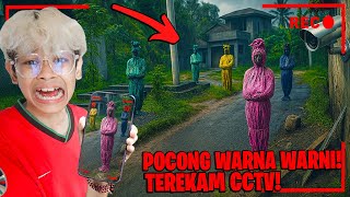 SERAM!!! PENAMPAKAN POCONG WARNA - WARNI TEREKAM CCTV MASUK RUMAH BOCIL!