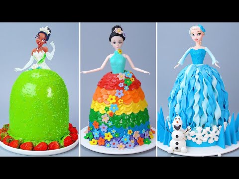 Cutest Princess Cakes Ever 🌹 Awesome Birthday Cake Ideas 👑 So Tasty Cake Tutorials | Satisfying Cake