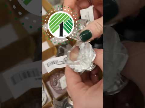 She did THIS with DOLLAR TREE crystal knobs?! 😍 #dollartree #homehacks