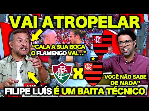 QUASE DEU TRET4! COMENTARISTA LARGOU O AÇO ! "O FLAMENGO VAI AMASSAR O FLUMINENSE !" PALPITES