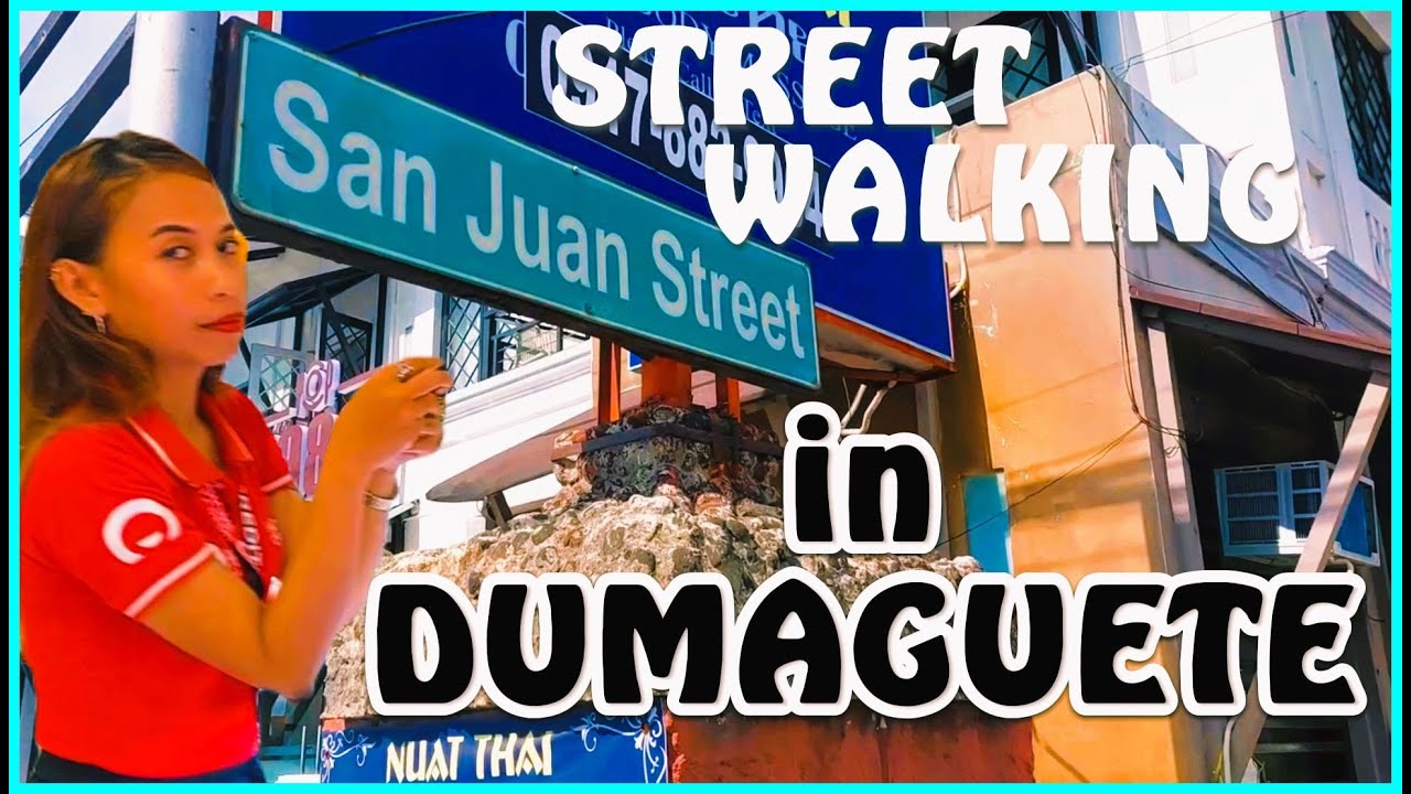 VIDEOKANAL: Street Walking SAN JUAN STREET in DUMAGUETE