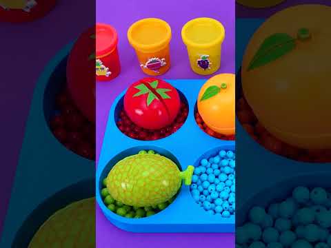 #shorts Satisfying Video | How To Make Figure Transformer with Beads slime and stress balls ASMR