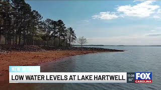 Water levels low at Lake Hartwell