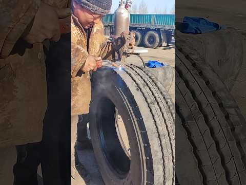 How to remove a piece of metal embedded deeply in a tire