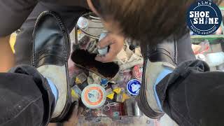 S8E67 The Kicked Balls fountain  #ASMR #shoeshine #faustoarizmendi