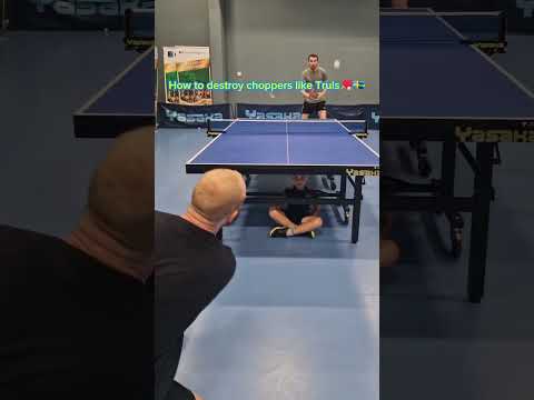 How to destroy choppers like Truls #tabletennis #pingpong