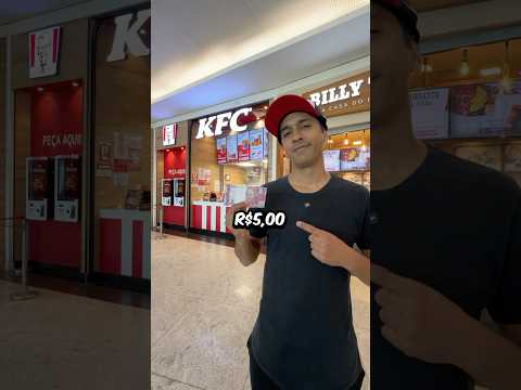 O QUE DÁ PRA COMPRAR NO FAST FOOD COM 5 REAIS?