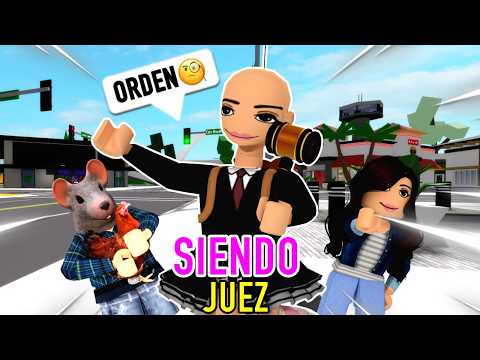 😱Me convierto en Jueza en Brookhaven🤨/Roblox