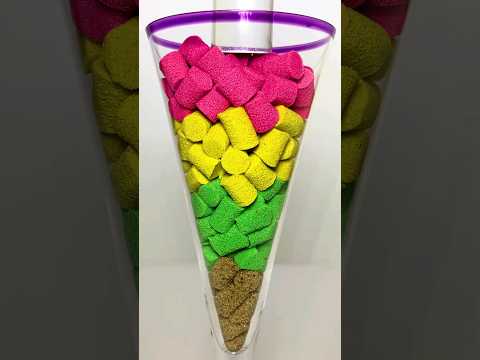 Very Satisfying and Relaxing, Kinetic Sand ASMR, Drop and squish