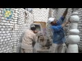 بالفيديو : مواد البناء خامات لعمل التماثيل بورشة في المنوفية