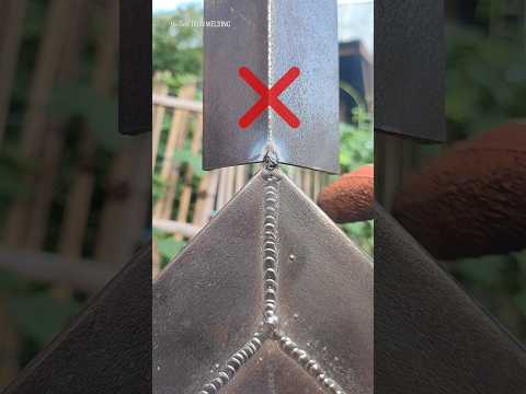 90% of beginners welders don't know this #welding #ironwelding #cuttingskills #shorts