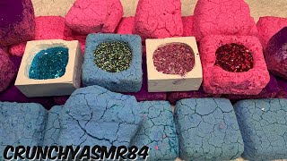 Pink, Blue & Purple Pasted Bombs, Blocks & Jumbo Chunks | Collab w/ @49designsasmr | ASMR
