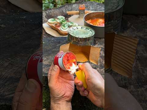 DIY Survival Stove in Minutes (From Everyday Items). #campping #survival #skills