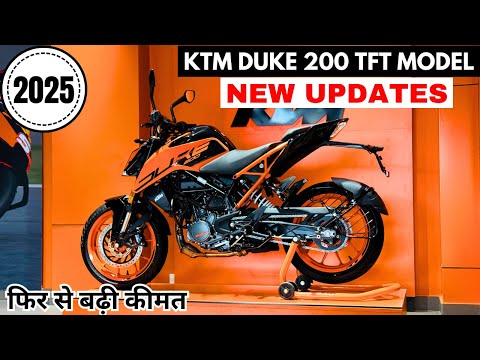 Finally 2025 New KTM Duke 200 TFT Display Detailed Review | On Road Price | Changes | New Features