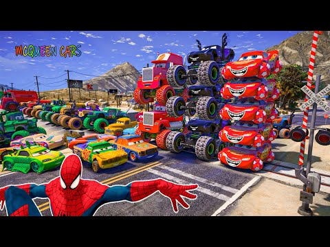 Disney Pixar Cars McQueen Racing | Cars Lightning McQueen 8x8 Monster Truck | Disney Pixar Cars Toys